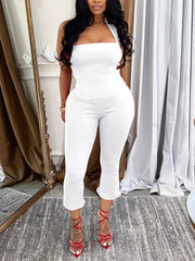 Fashion Halter Vest And Trousers Casual Set