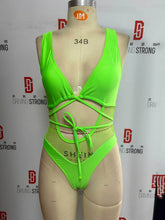 Vacation Tied Wide Strap One-Piece Swimwear