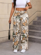 Casual Print Jeans Camo Cargo Pants