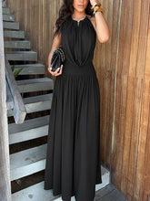Chic Halter Neck Backless Top Ruched Wide-leg Pants Set