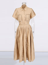 Fashion Embroidered Hollow out Top Long Skirt Sets