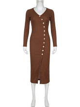 Fashion Irregularity Slim High Split Dress