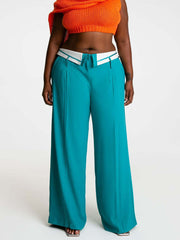 Retro Loose Straight Trousers