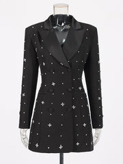 Boutique Eclipse Embellished Blazer Dress