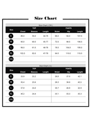 Fashion Lace-up Top High-waist Trousers Set