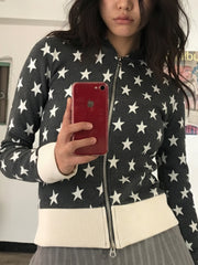 Fashion Pentastar Print Cardigan Hoodie