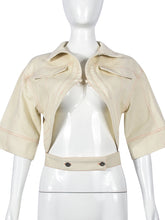 Sexy Short Sleeve Casual Cropped Jacket