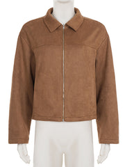 Fashion Vintage Tassels Suede Leather Jacket