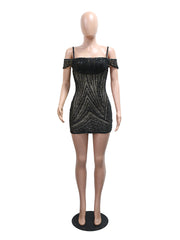 Sexy Party Night Club Glitter Sequin Mini Dress