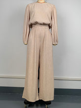 Fashion Loose Drop Shoulder Shirt Wide Leg Pants Set