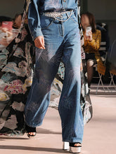 Fashion Embroidered Straight Jeans