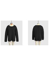 Casual Crewneck Oversized Knit Sweater