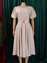 Fashion Plus Size Short Sleeve Midi Dress