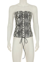 Sexy PU Leather Lace-up Corsets Bustiers