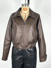 Casual Vintage Faux Leather Jacket