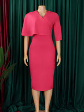 Solid Color Asymmetry Package hip Dress