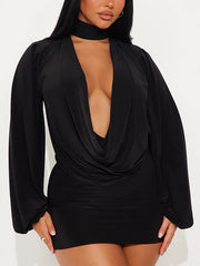 Sexy Hollow Out Tops Package Hip Skirt Sets