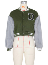 Fashion Patchwork D-Vibe Fur Sport Jacket