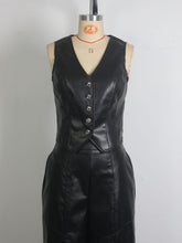 Fashion Faux Leather Cinched Waist Vest