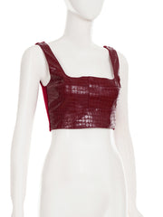 Sexy Crop Vest Lace Patchwork Low Waist Skirt Sets