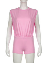 Sexy Loose Vest Sports Short Romper