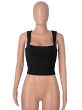 Solid Color Casual Vest Bottoming Shirt