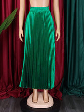 Fashion High Waist Pleated Skirt