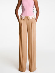 Retro Loose Straight Trousers