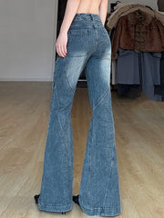 Fashion Casual Slim Flared Jeans