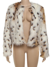 Fashion Leopard Faux Fur Coat