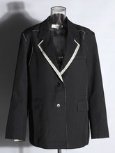 Fashion Rough Edge Design Loose Blazer