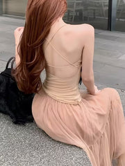 Fashion FIower Decor Spaghetti Strap Vest