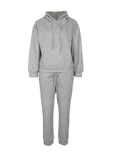 Casual Hoodie And Jogger Tracksuit Set