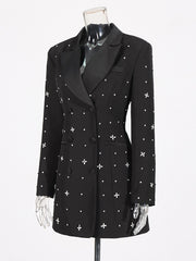 Boutique Eclipse Embellished Blazer Dress