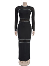 Elegant Sheer Mesh Bodycon Evening Dress