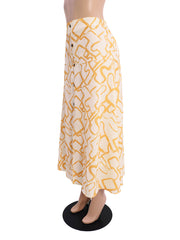 Casual Holidays Print Maxi Skirt