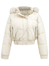 Fashion Pocketed Warm Hooded Padded Coat