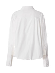 Fashion Loose Belted Shirt