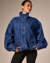 Denim Bomber Jacket