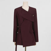 Deconstructed Asymmetric Blazer-boutique