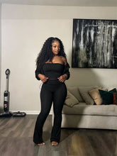 Hooded Jacket Bandeau and Pants Three Piece Set