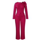 Long Sleeve Top and Pants Set