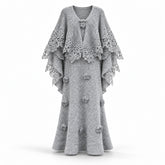 Crochet Shrug and Bustier Dress Set-boutique