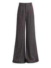 Fashion High Waist Wide Leg Suit Trousers