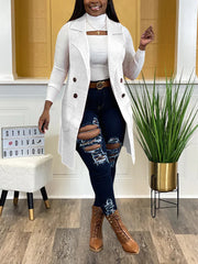 Casual Sleeveless Knit Cardigan Vest Top