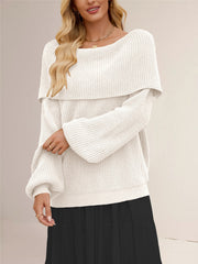 Elegant Off the Shoulder Sweater