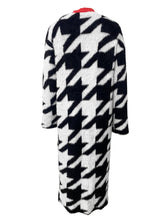 Fashion Houndstooth Cardigan