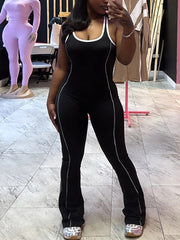 Casual Backless Jumpsuit Sports Fitness Yoga Wear
