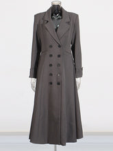 Elegant Double Breasted Trench Coat