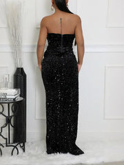 Sexy Irregular Party Club Strapless Dress